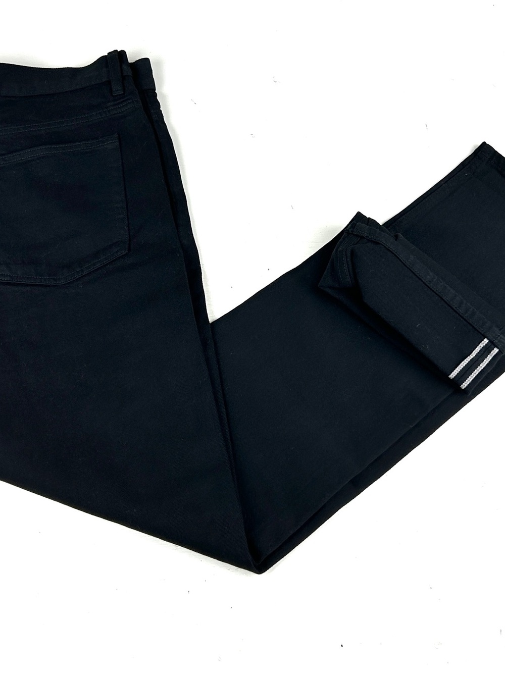 uniqlo selvedge jeans black 34 X 32 Slim Straight
